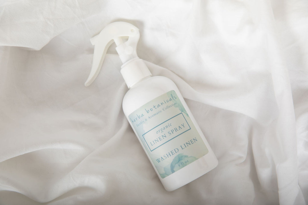 washed linen home & linen spray - herba botanicals
