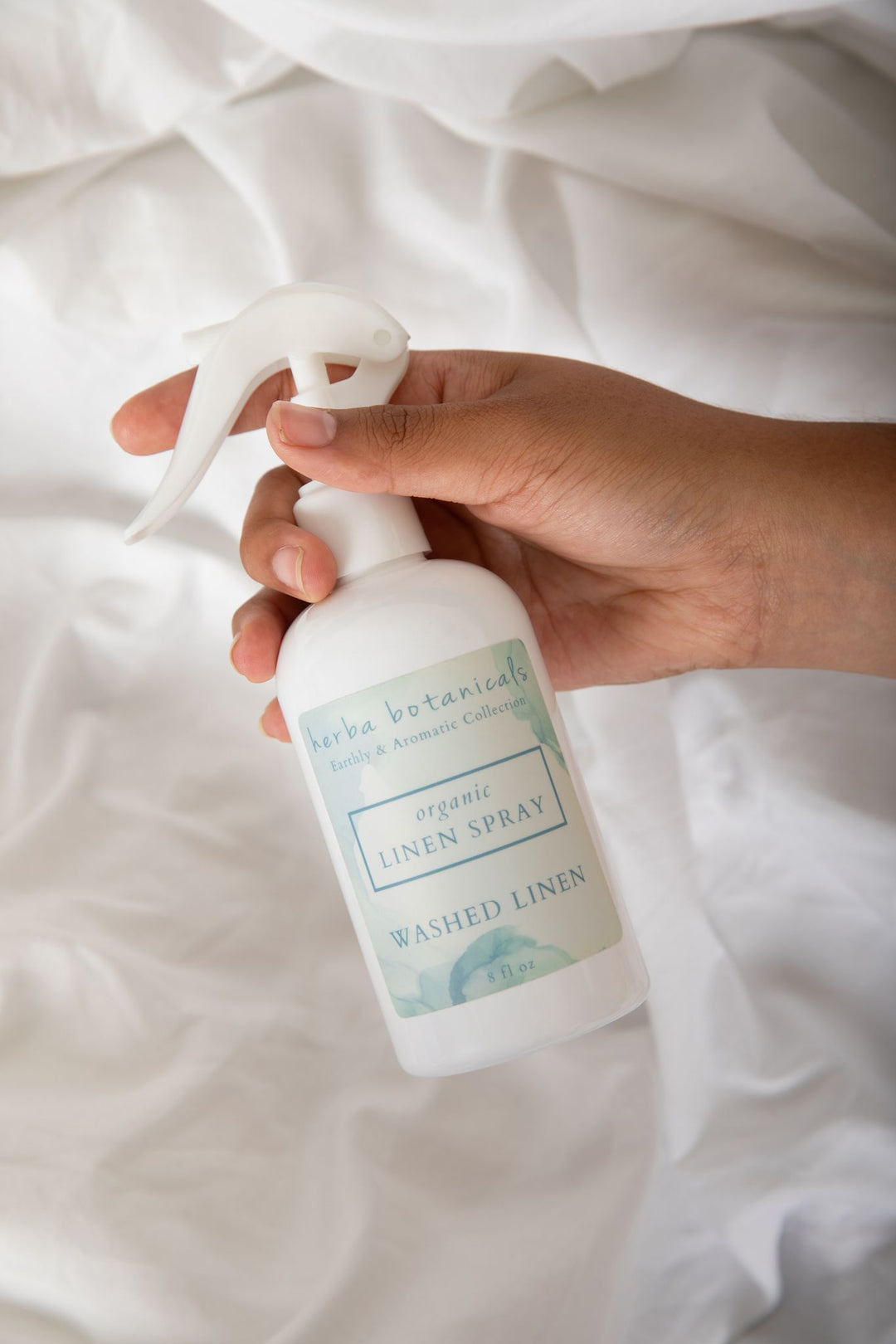 washed linen home & linen spray - herba botanicals