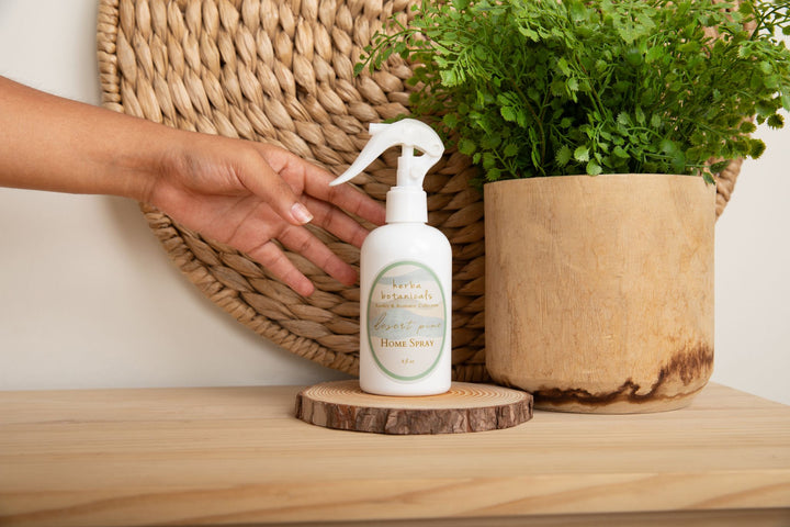 desert pine home & linen spray - herba botanicals