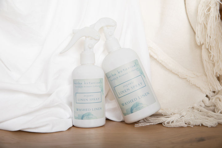 washed linen home & linen spray - herba botanicals