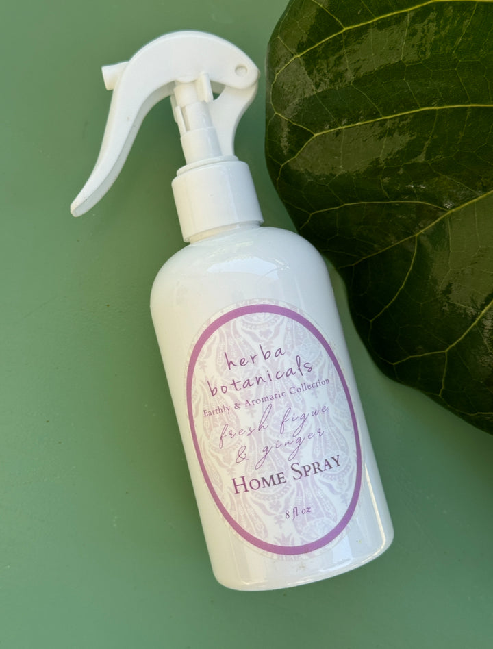 fresh figue ginger home & linen spray - herba botanicals