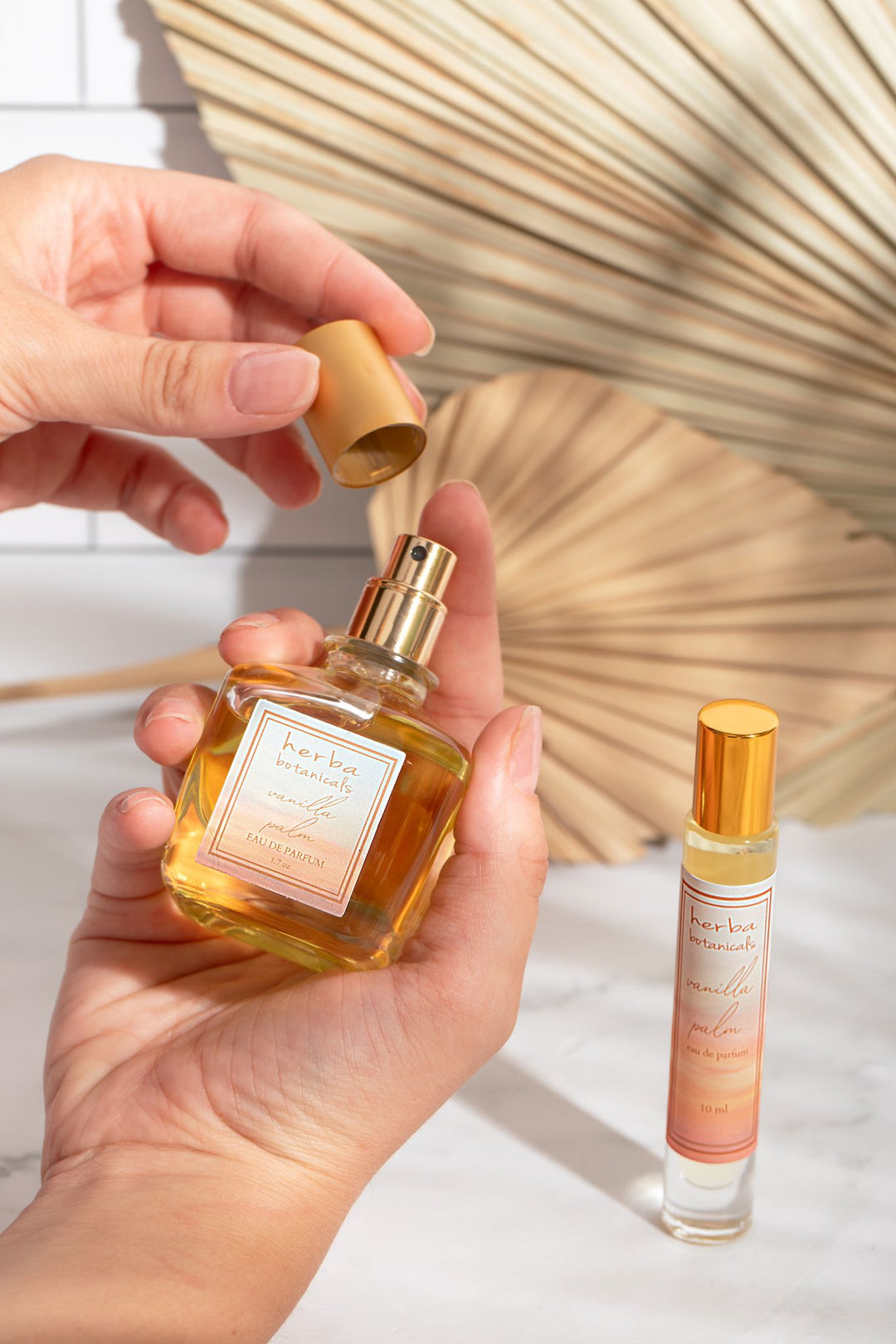 vanilla palm eau de parfum - herba botanicals