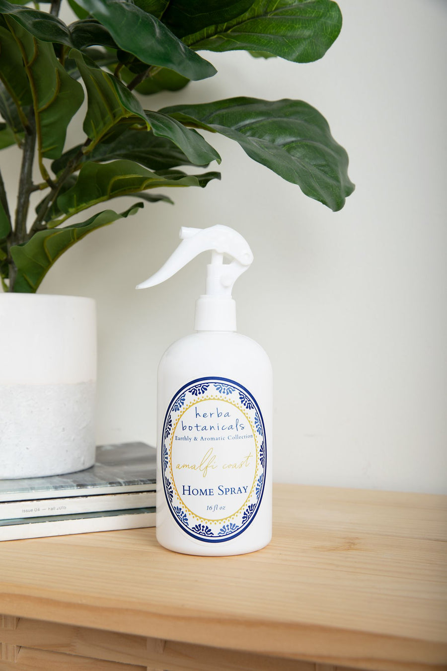 amalfi coast home & linen spray - herba botanicals