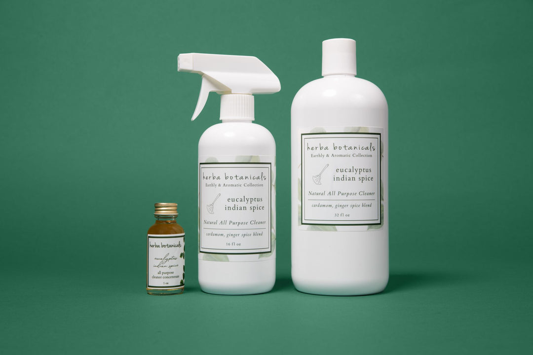 eucalyptus indian spice all purpose cleaner - herba botanicals