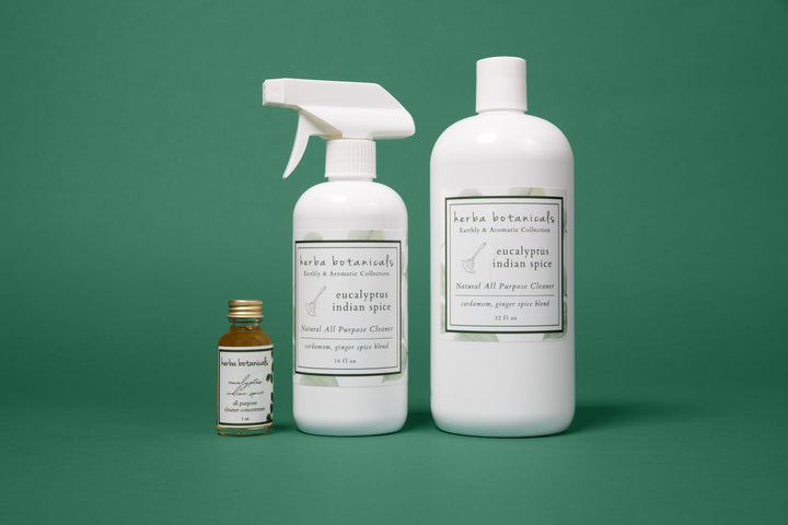 eucalyptus indian spice all purpose cleaner - herba botanicals