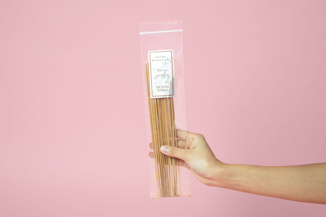 tuscan garden scented incense - herba botanicals