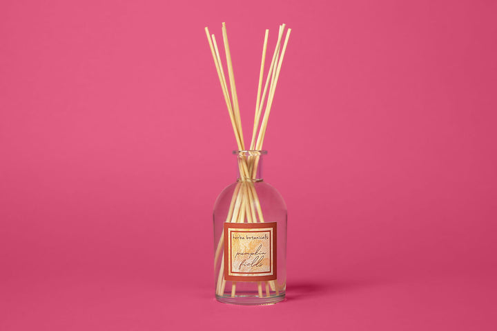 pumpkin fields reed diffuser - herba botanicals