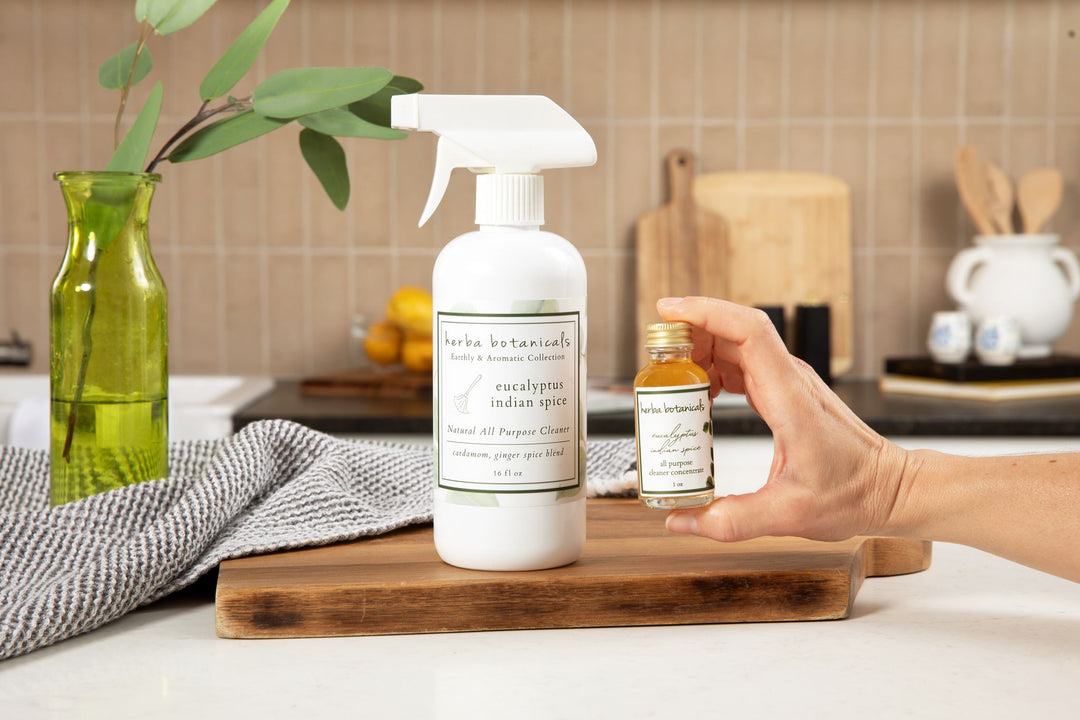 eucalyptus indian spice all purpose cleaner - herba botanicals