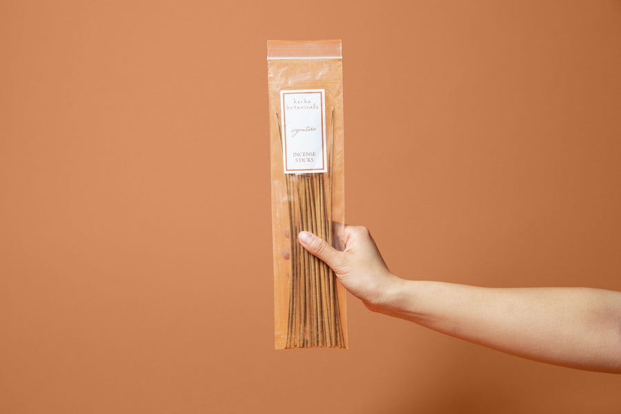 signature scented incense - herba botanicals