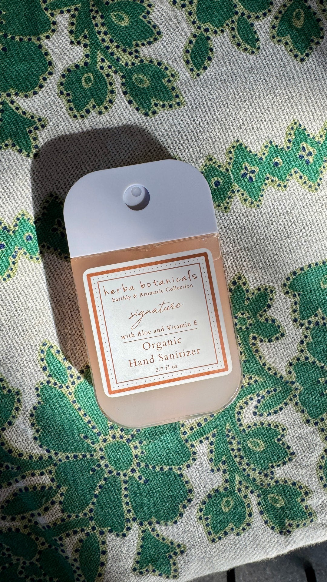 organic hand sanitizer - herba botanicals