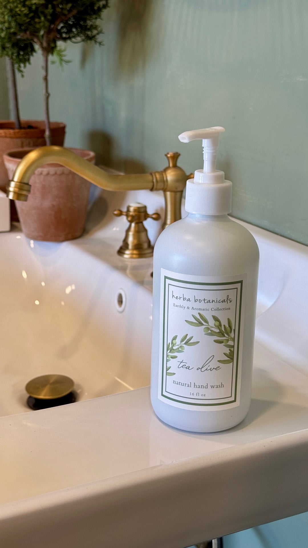 tea olive hand soap - herba botanicals