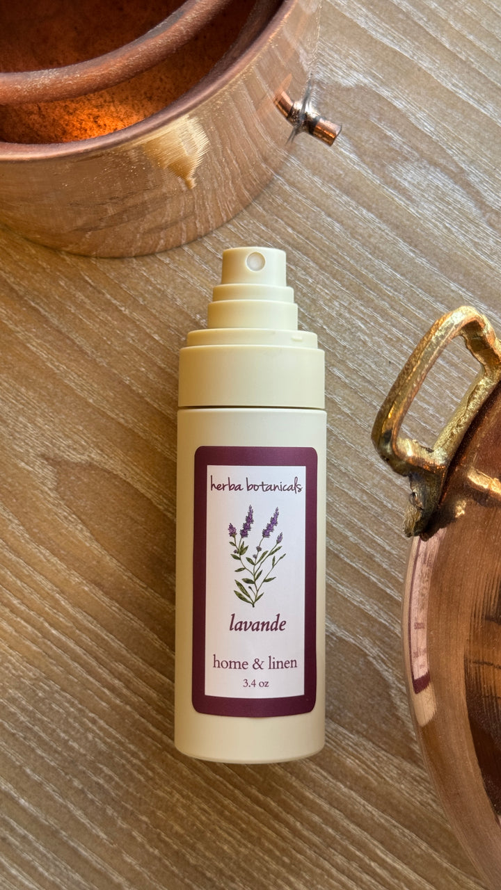 lavande home linen spray - herba botanicals
