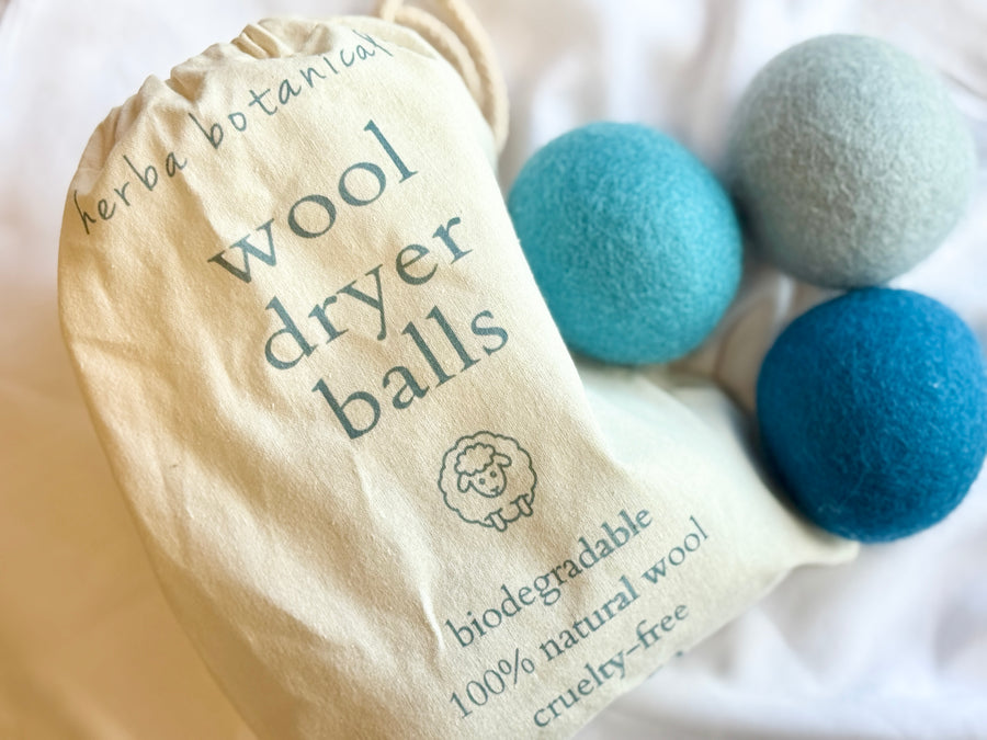 wool dryer balls - herba botanicals