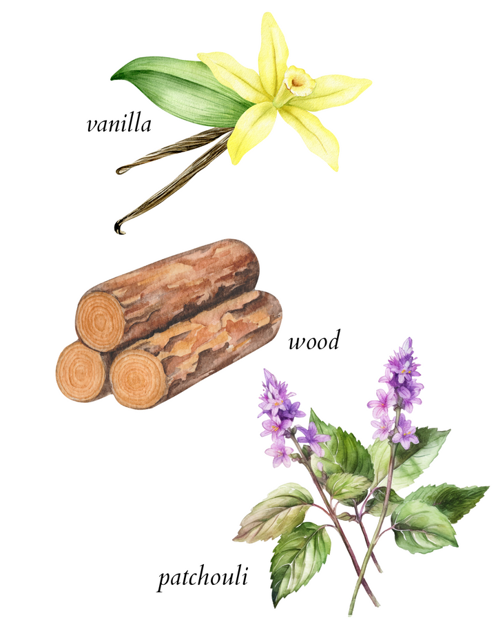 vanilla palm candle - herba botanicals