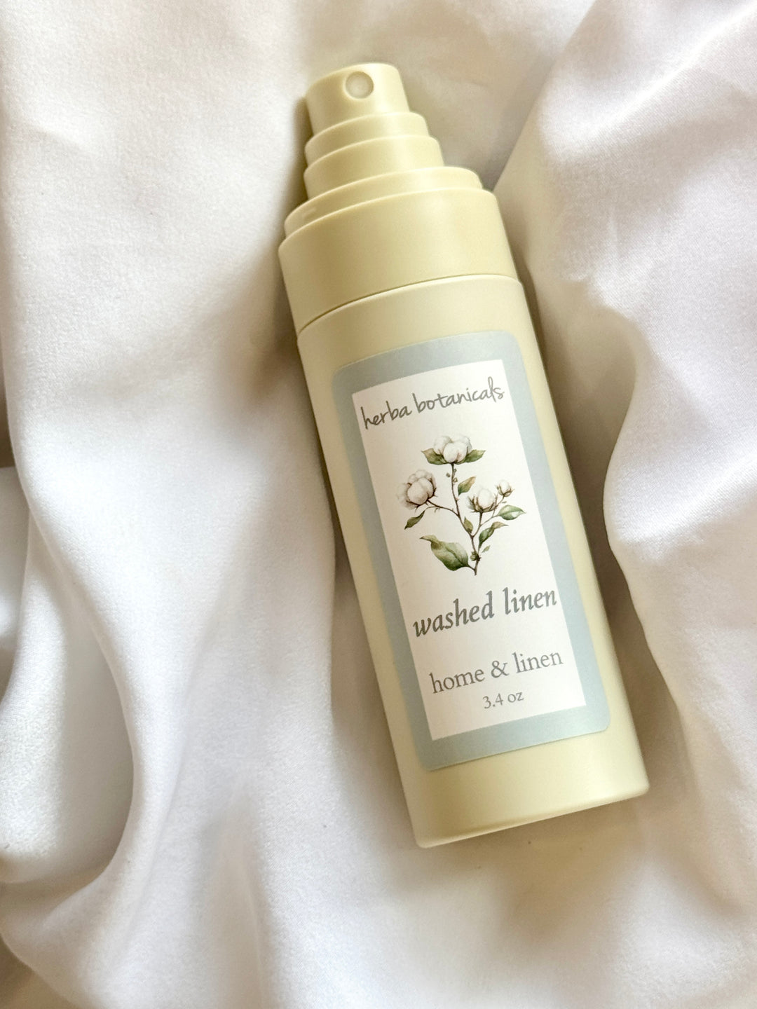 washed linen home & linen spray - herba botanicals