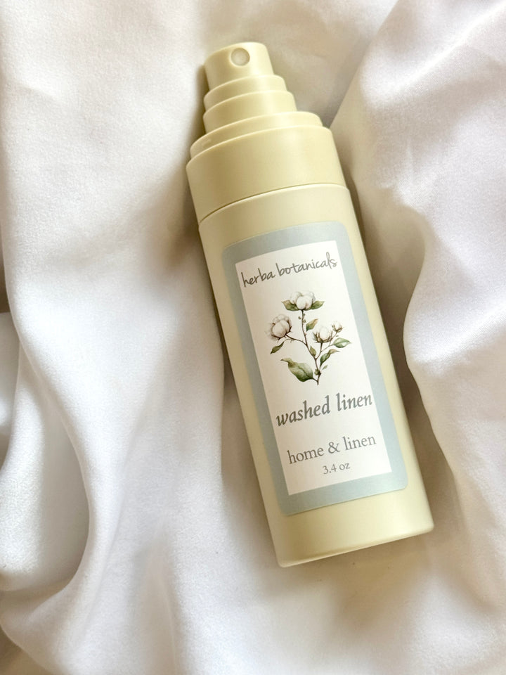 washed linen home & linen spray - herba botanicals