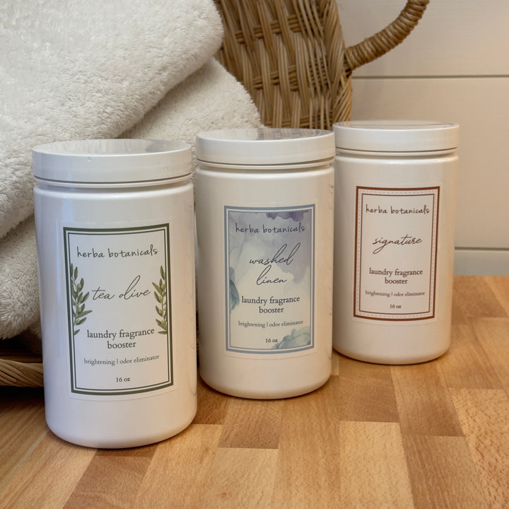 tea olive laundry fragrance booster - herba botanicals