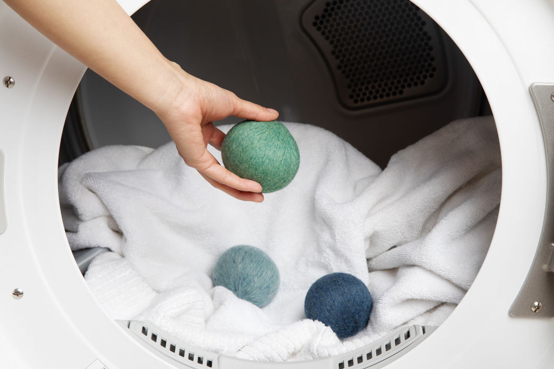 wool dryer balls colored set of 3 - herba botanicals