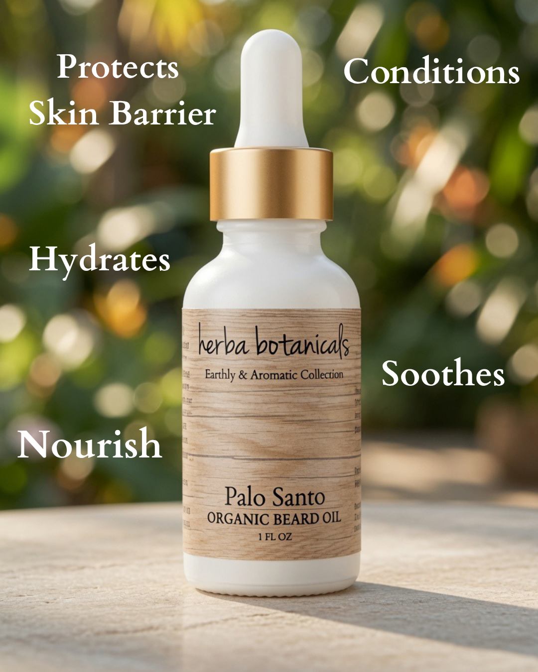 palo santo beard oil
