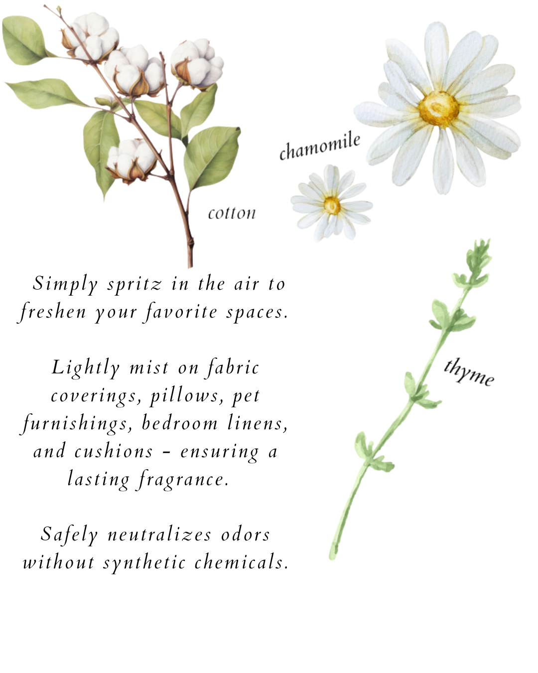 washed linen home & linen spray - herba botanicals