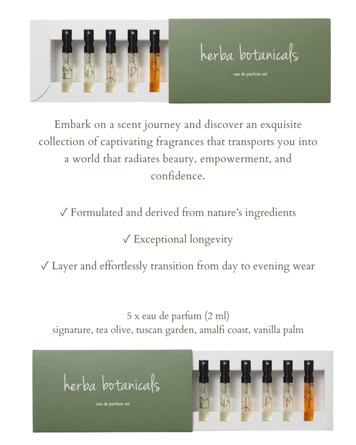 eau de parfum set - herba botanicals