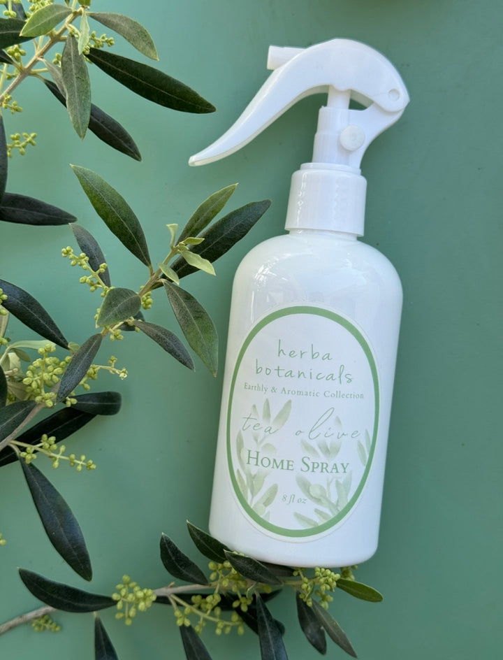 tea olive home & linen spray - herba botanicals