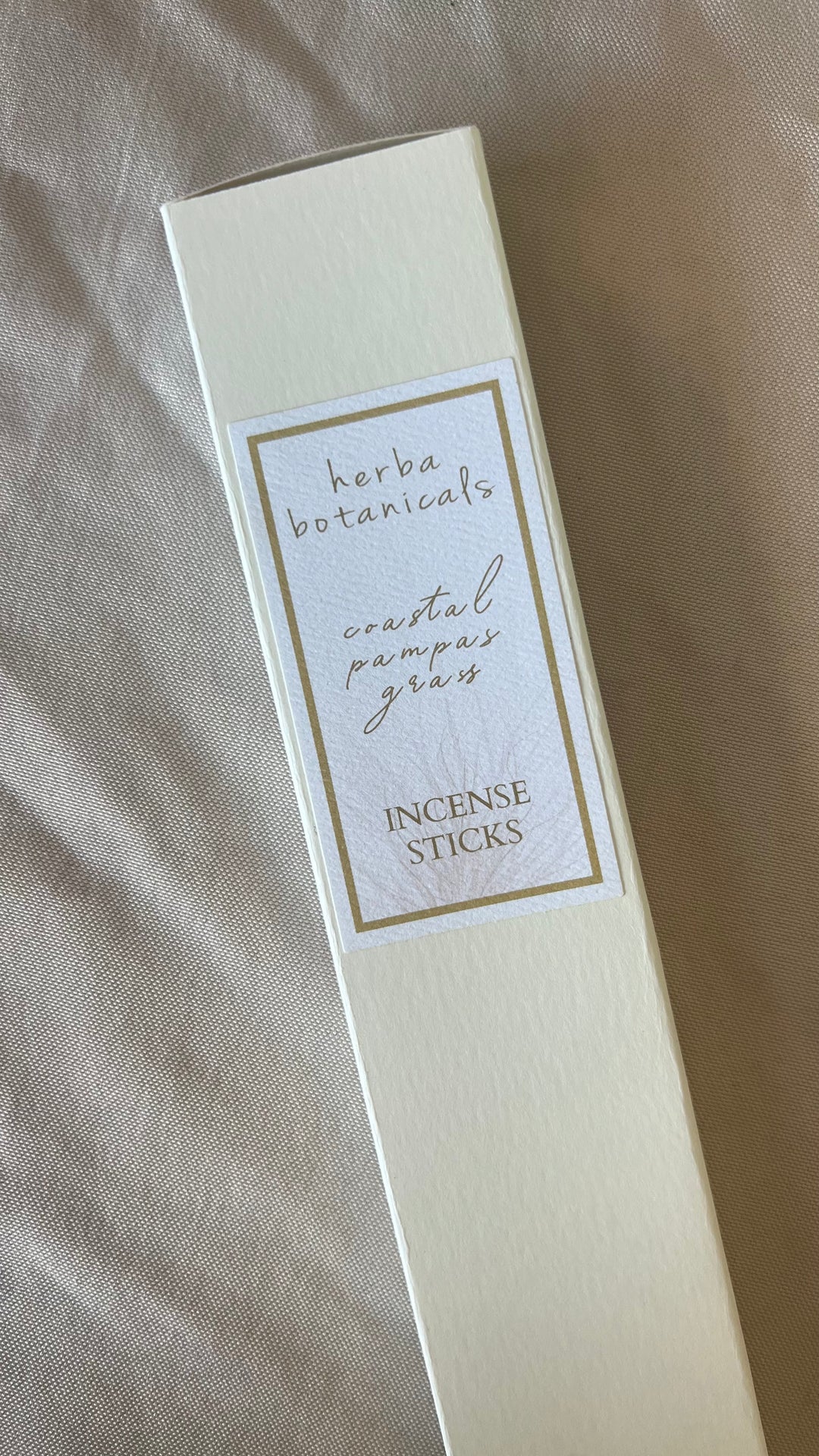 Coastal Pampas Grass Natural Incense - herba botanicals