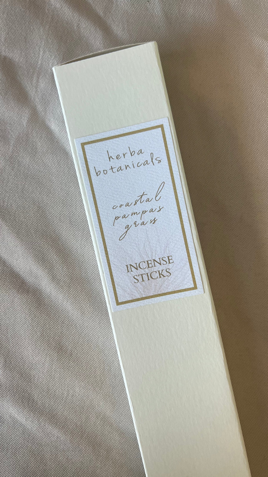 Coastal Pampas Grass Natural Incense - herba botanicals