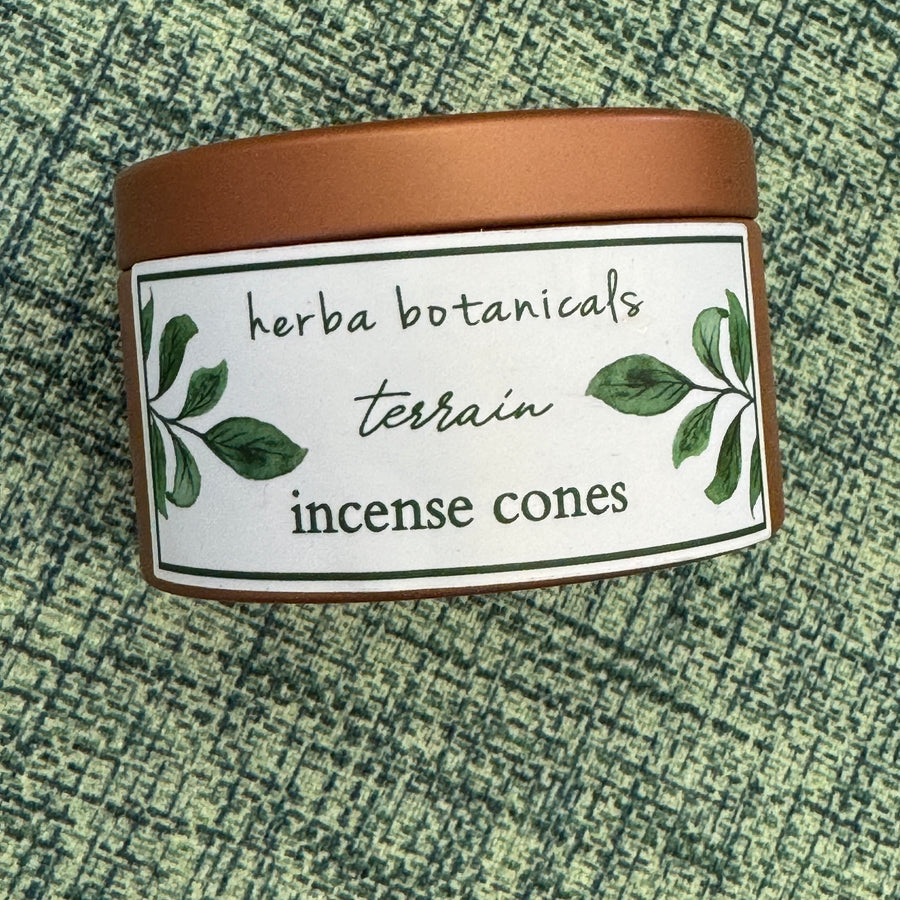 terrain incense cones - herba botanicals