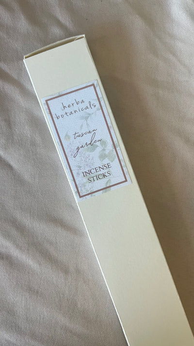 Tuscan Garden Natural Incense - herba botanicals