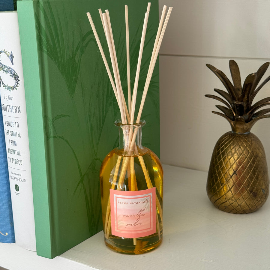 vanilla palm reed diffuser - herba botanicals
