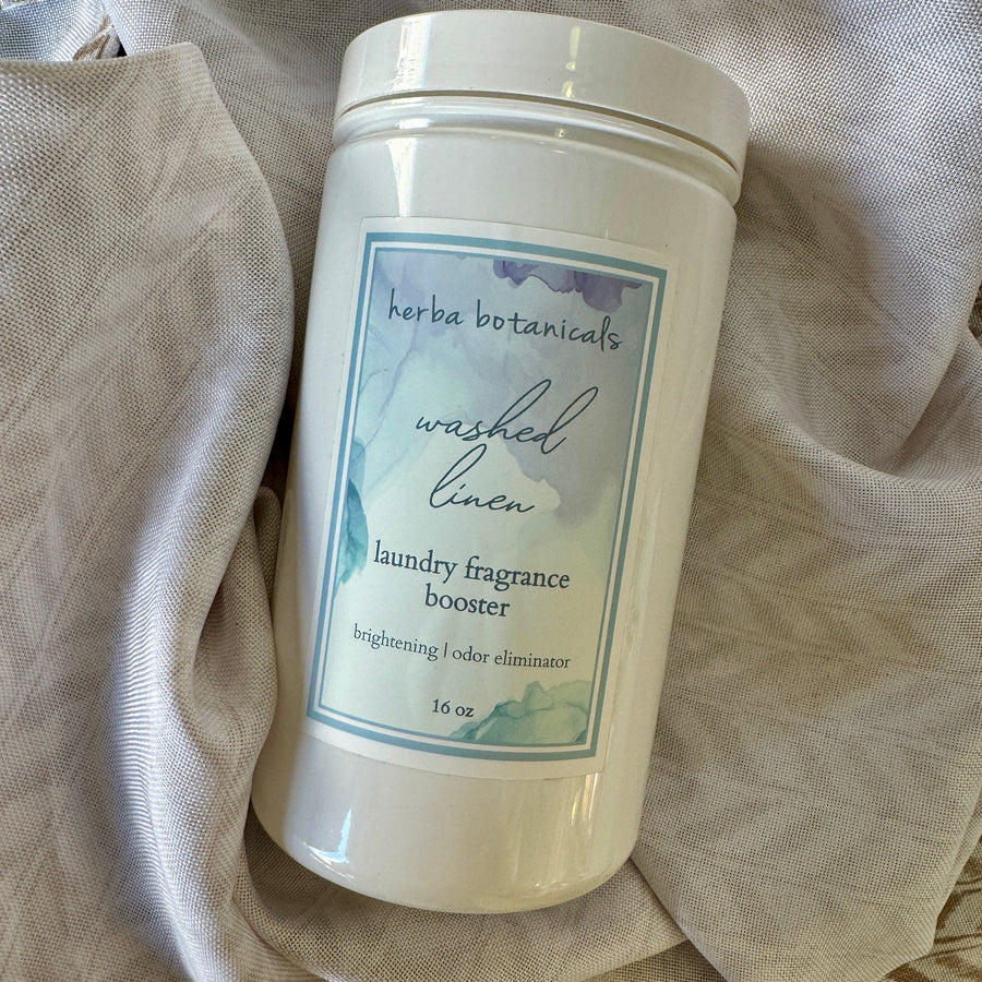 washed linen laundry fragrance booster - herba botanicals