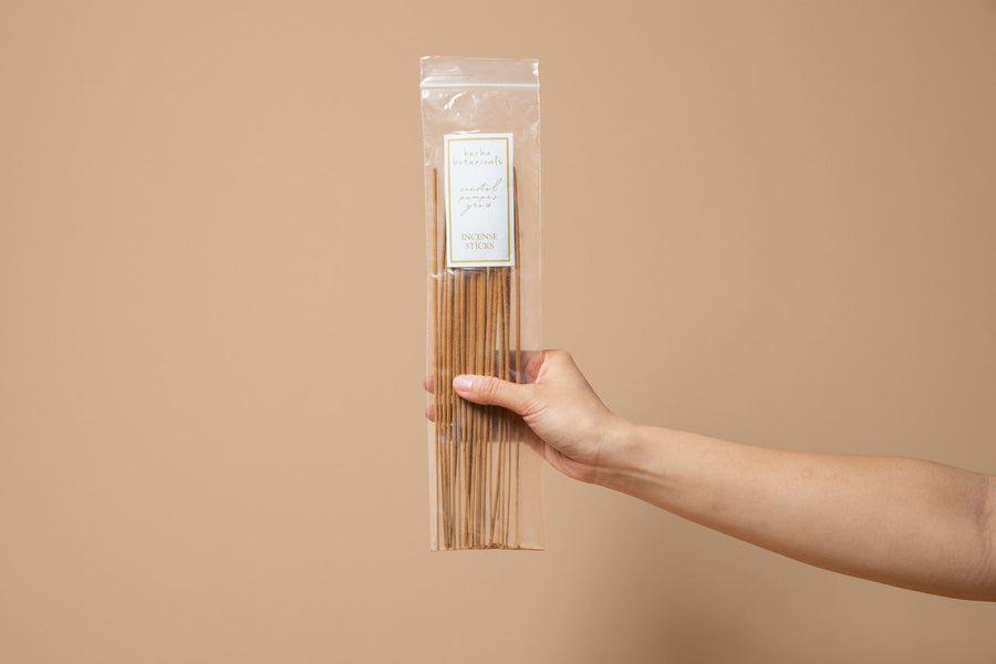 coastal pampas grass scented incense - herba botanicals