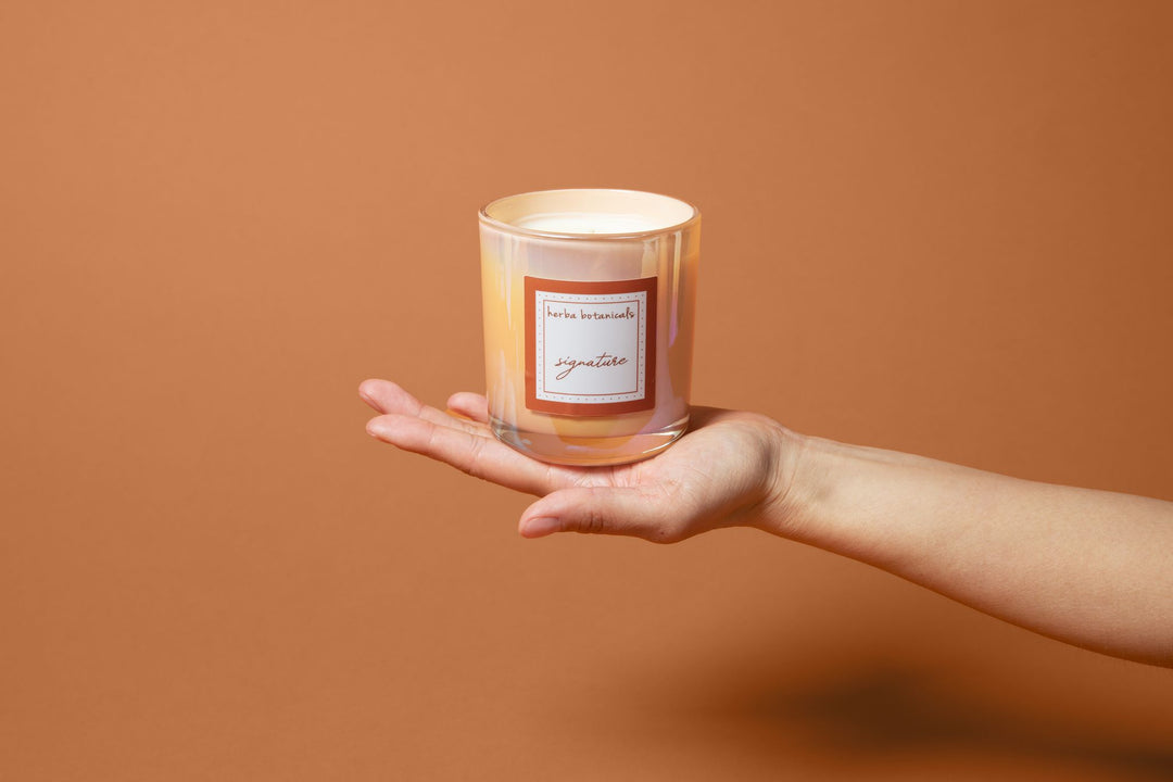 signature candle - herba botanicals