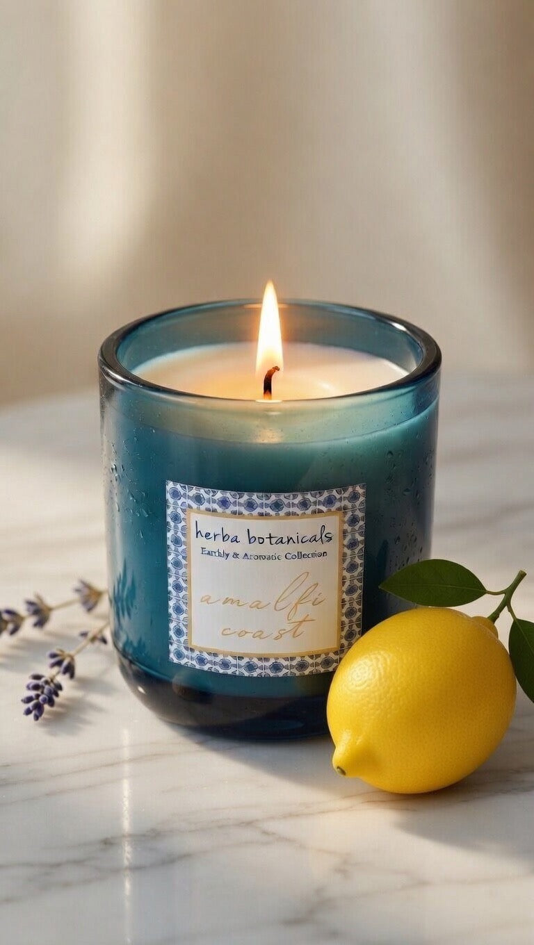 10 oz soy candle - herba botanicals