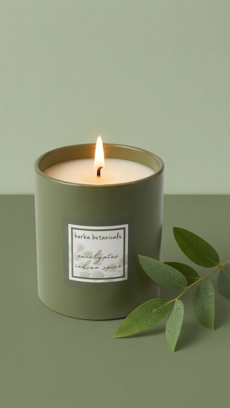 10 oz soy candle - herba botanicals