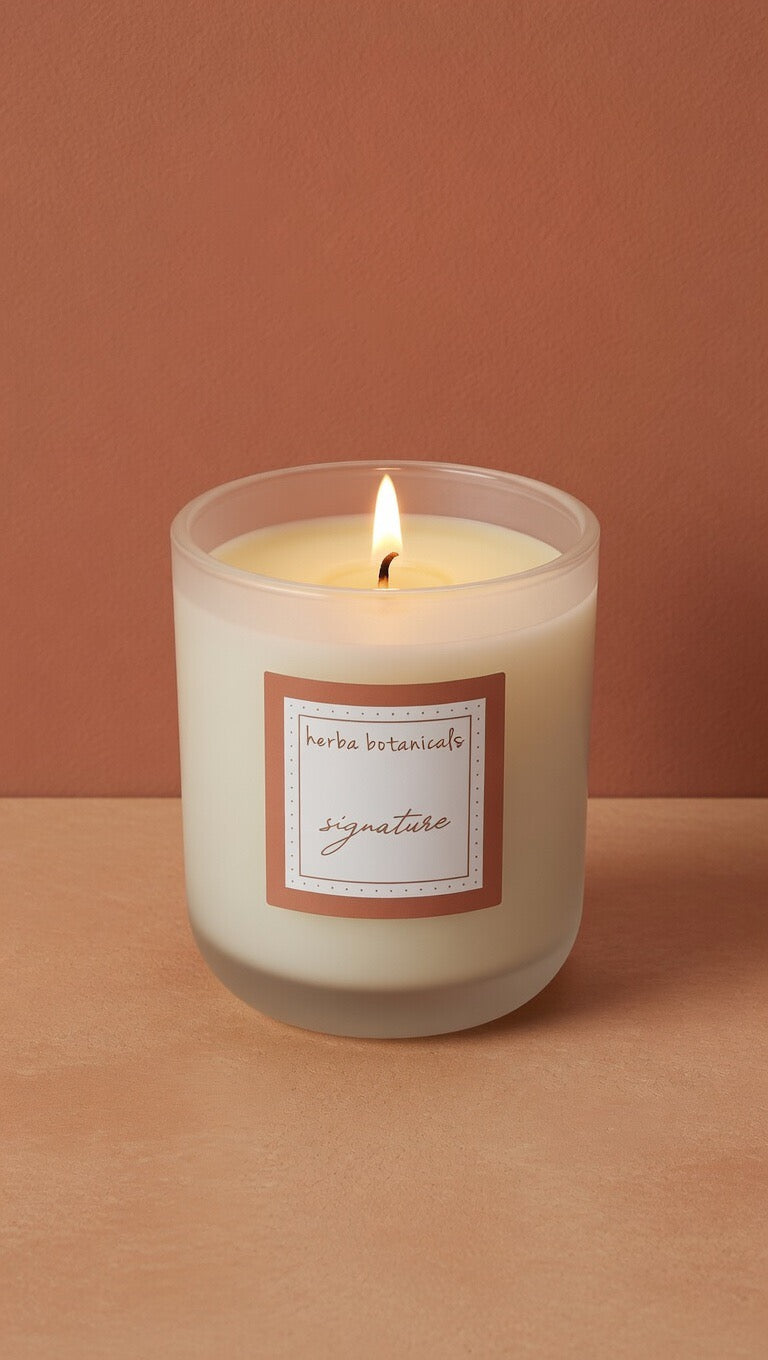 10 oz soy candle - herba botanicals