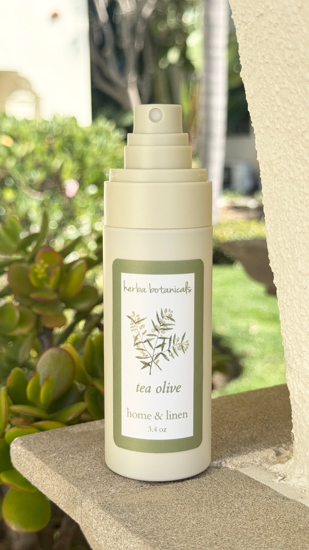 tea olive home & linen spray - herba botanicals