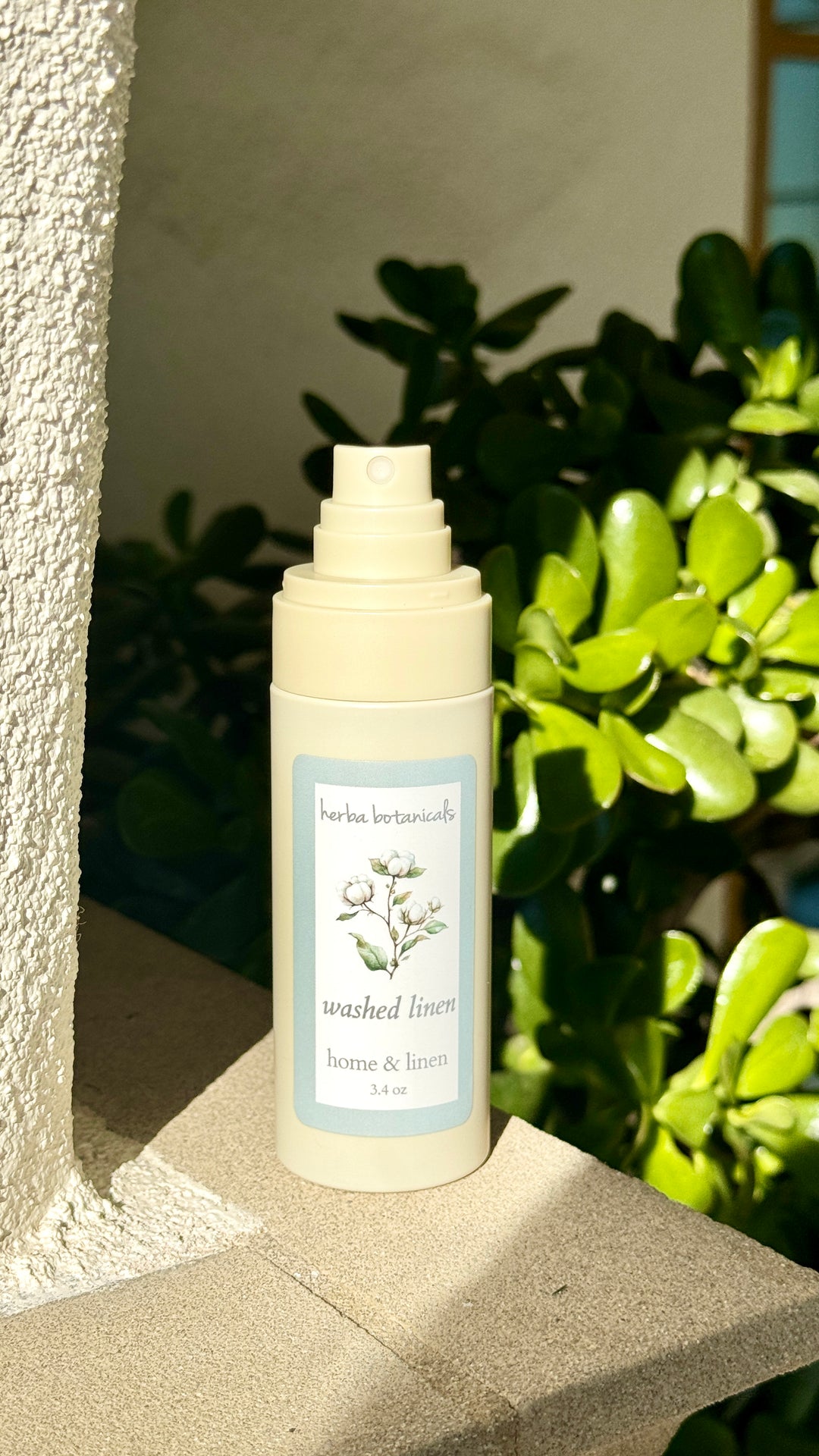 washed linen home & linen spray - herba botanicals