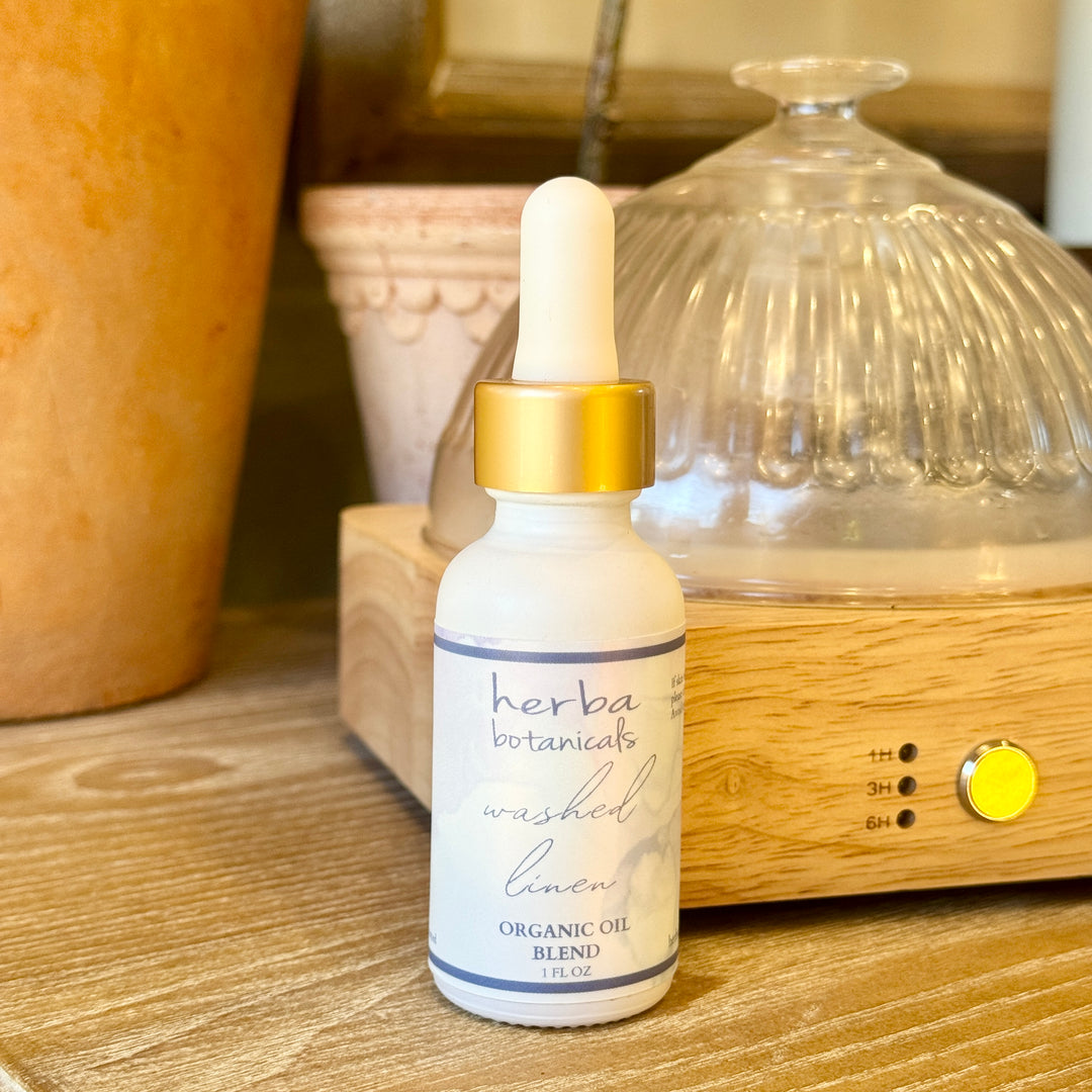 washed linen oil blend - herba botanicals