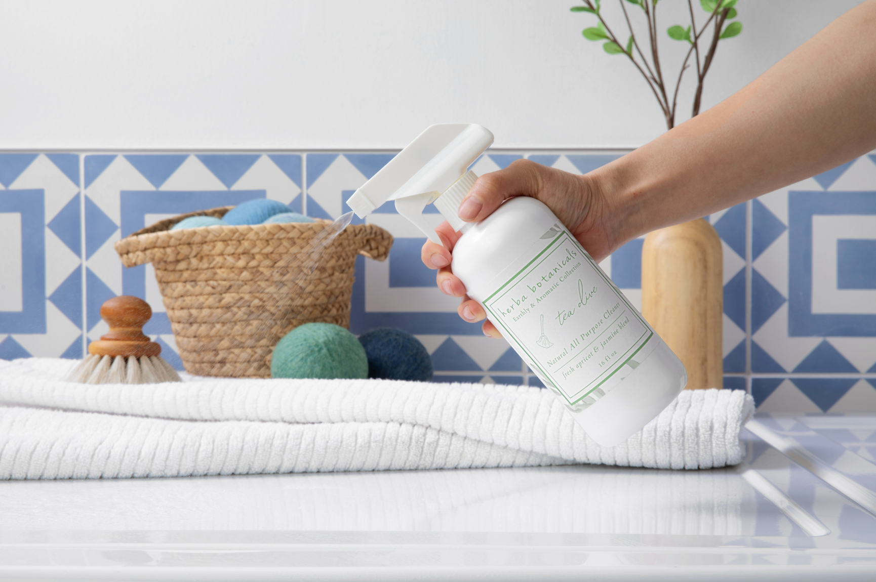 tea olive surface cleaner - herba botanicals