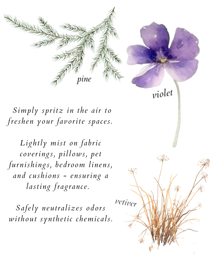 desert pine home & linen spray - herba botanicals