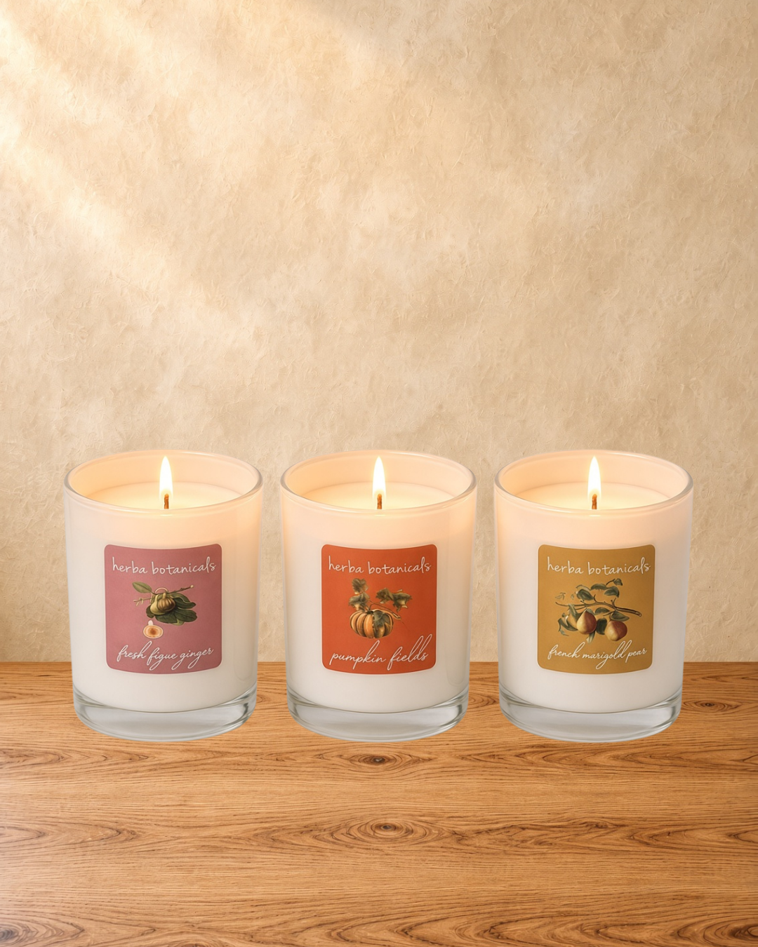 pumpkin fields candle