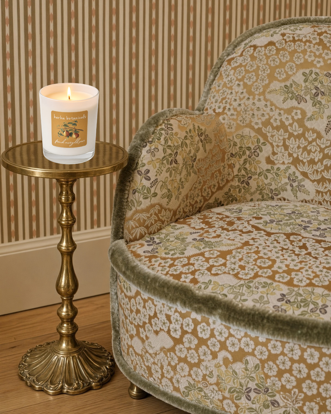 french marigold &amp; pear candle