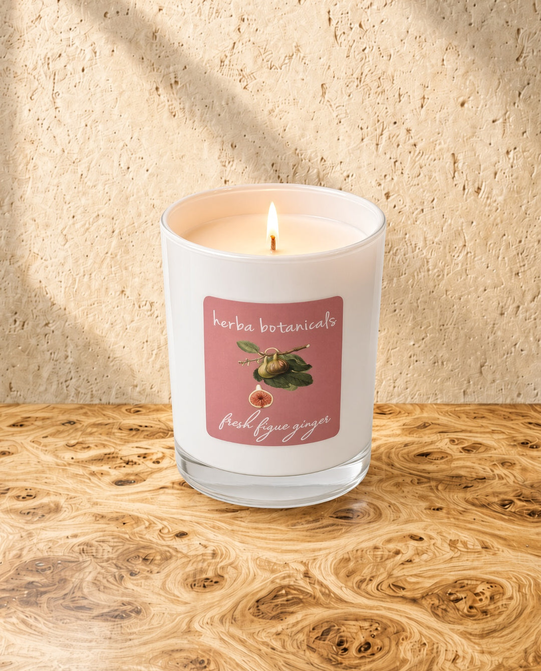 fresh figue &amp; ginger candle