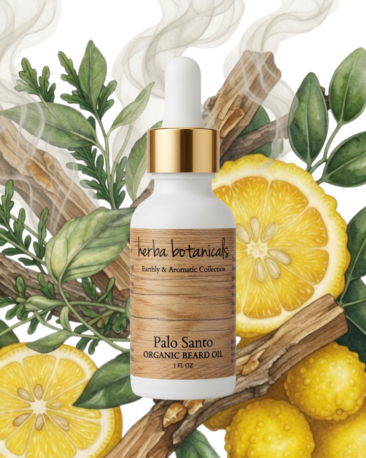 palo santo beard oil