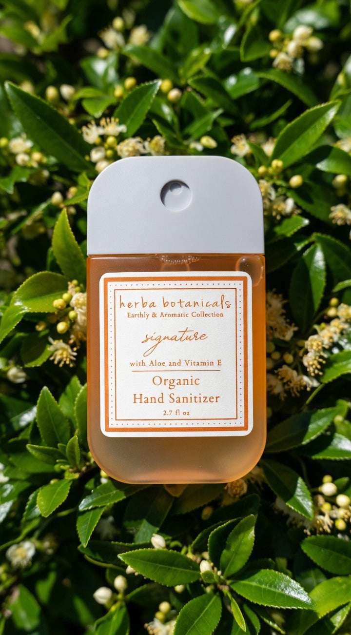 organic hand sanitizer - herba botanicals