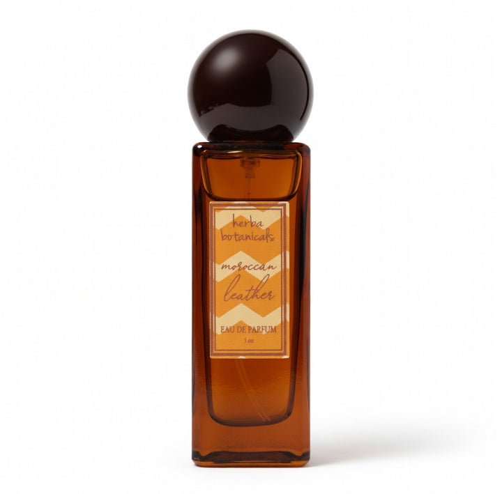 moroccan leather eau de parfum - herba botanicals