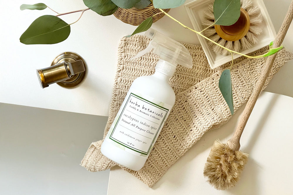 herba botanicals surface cleaner eucalyptus indian spice