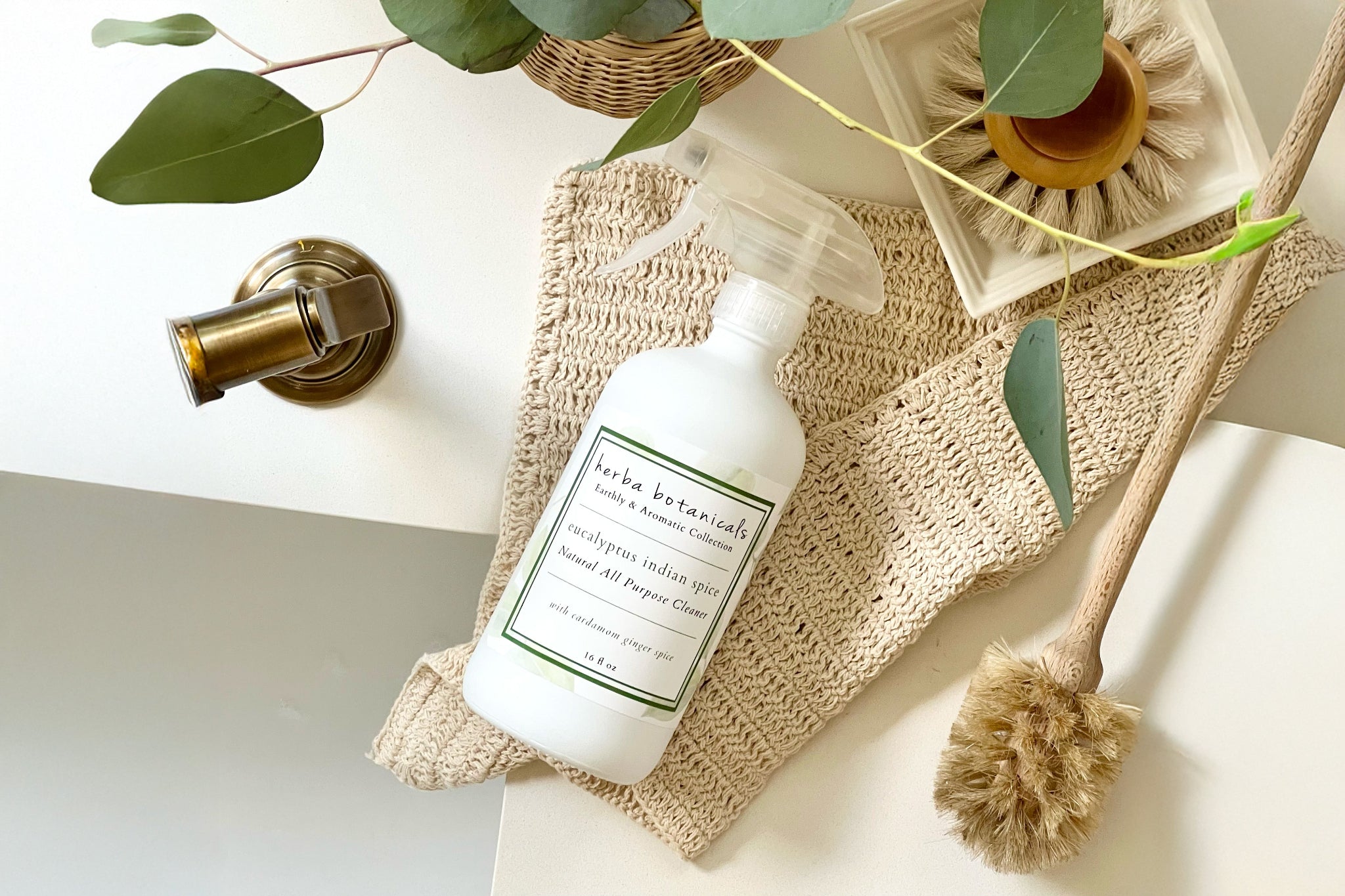 herba botanicals surface cleaner eucalyptus indian spice